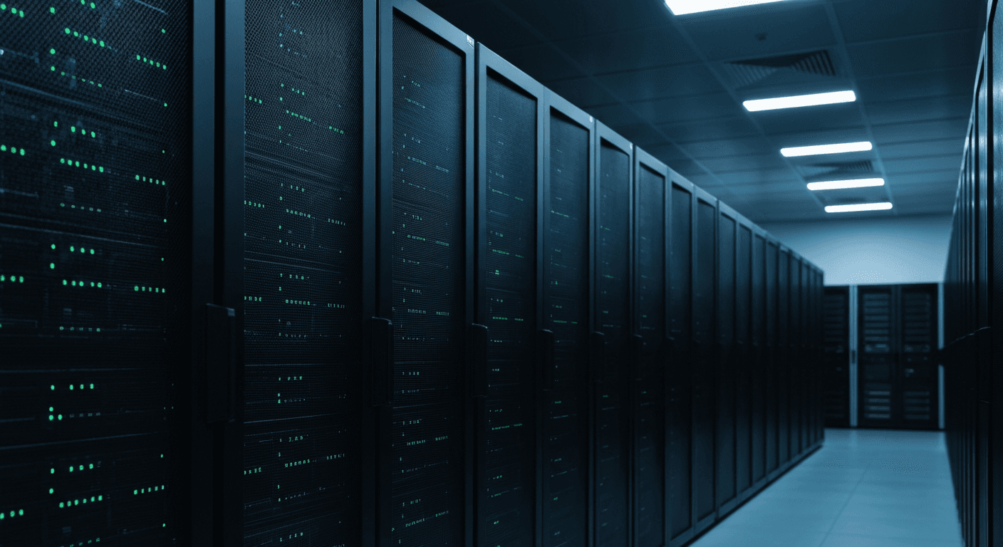 EU datacenter met serverracks